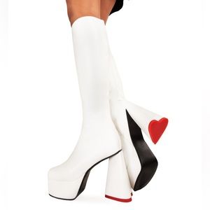Lamoda high heeled heart boots